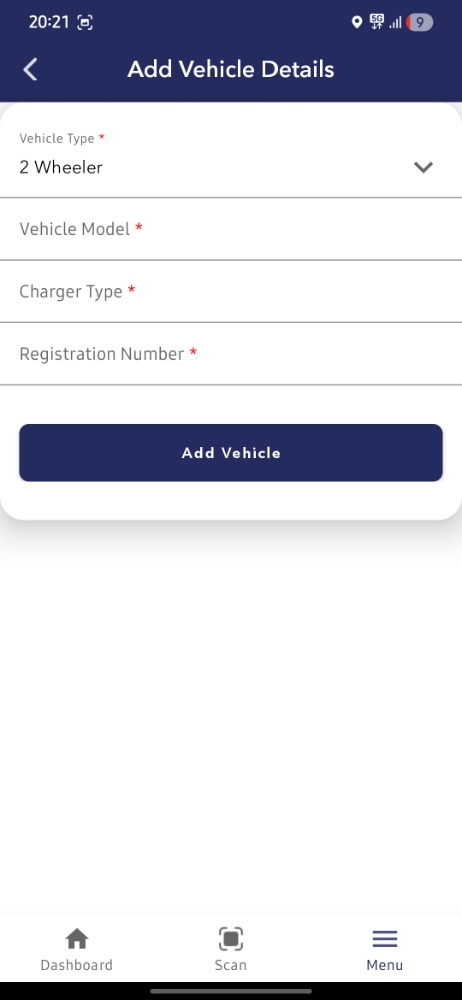 Add Vehicle